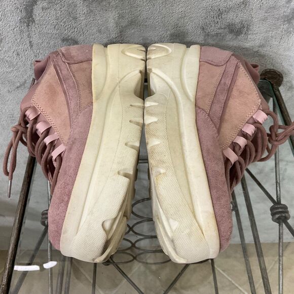 90’s Y2K style Madden Girl Bounce Platform Shoes 8.5 Pink Faux Suede * - Picture 7 of 12